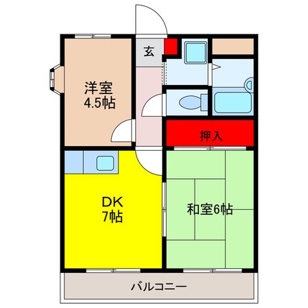 東明ビルの物件間取画像